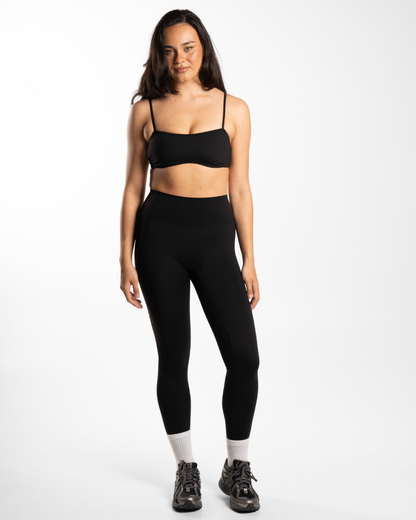 Backless Crop - Onyx