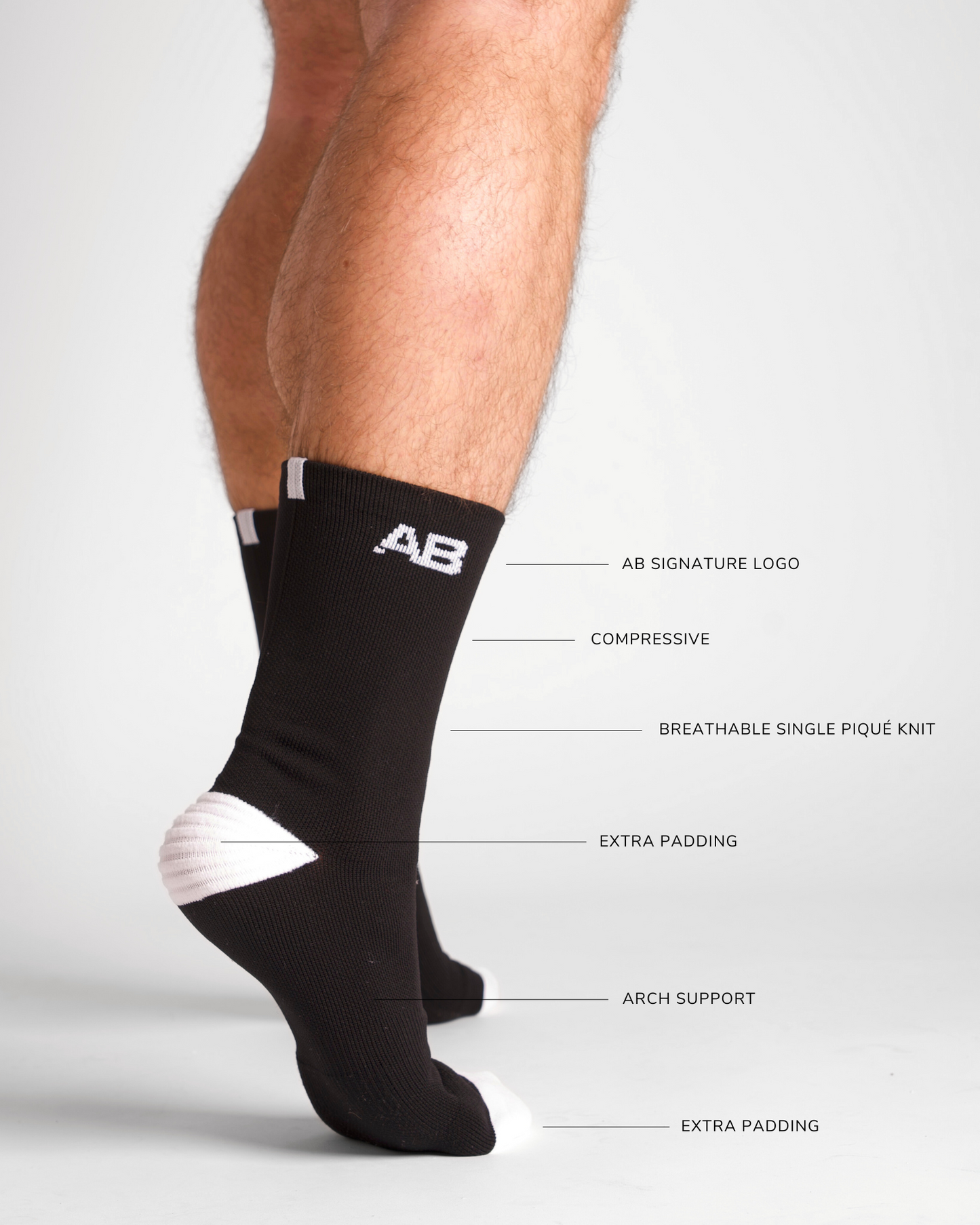AB Performance Socks - Onyx