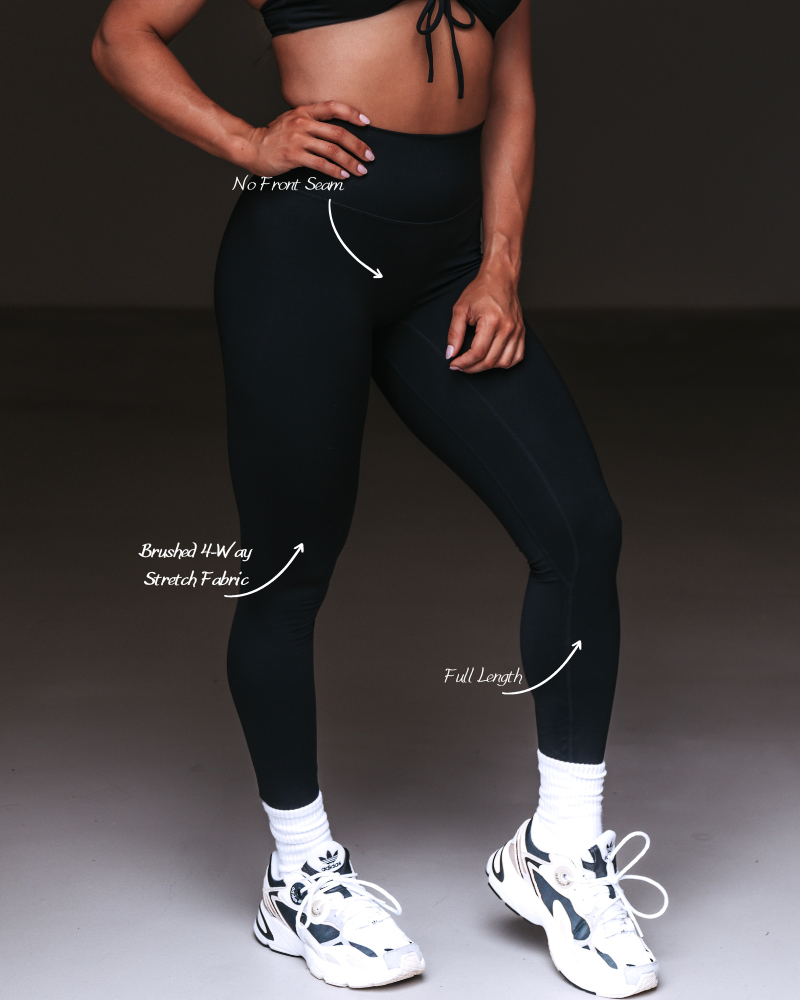 Not Your Basic Leggings - Onyx (Invisible Scrunch)
